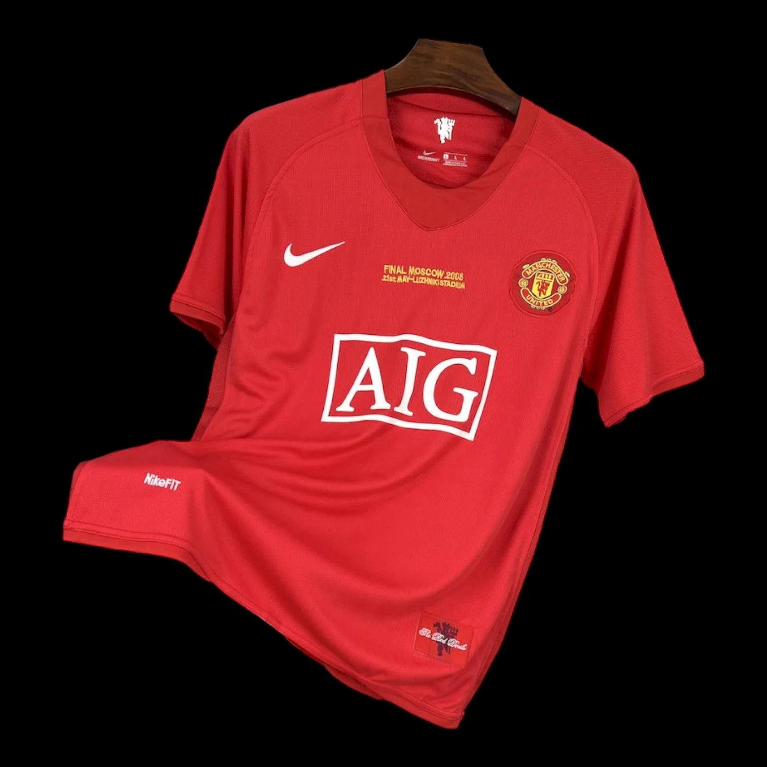 Manchester United Maillot Domicile UCL Rétro 200708 - Vue 1